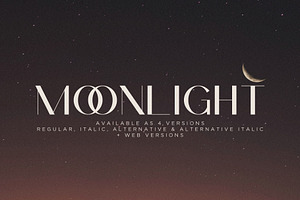 Moonlight - Modern Sans Serif