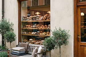 Inviting Bakery Storefront, a Business Photo by Virgo Studio