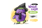 KATIKA Watercolor Brush, a Brushes & More by tika.ardianti (Thumbnail 9 of 10)