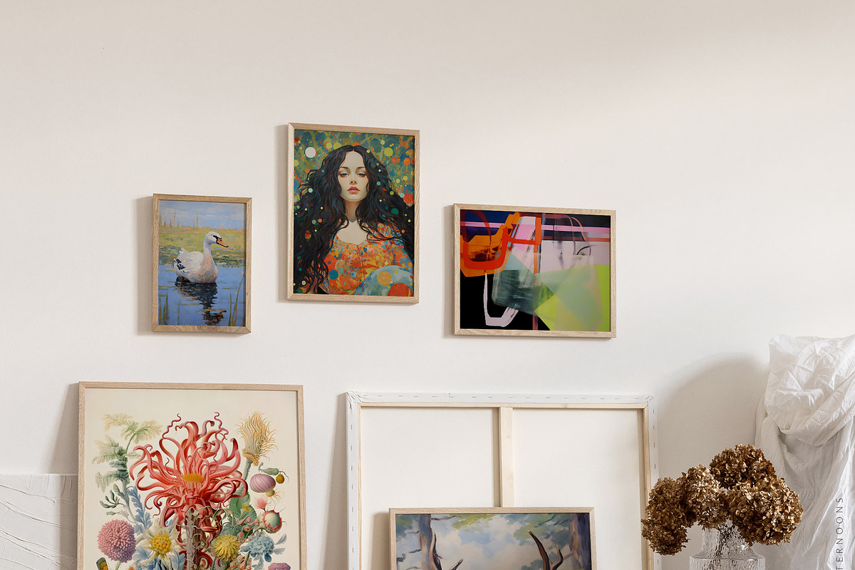 Maximalist Posters Wall Art Gallery, a Graphic by SunnyAfternoons (Photo 7 of 11)