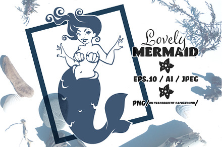 Lovely mermaid