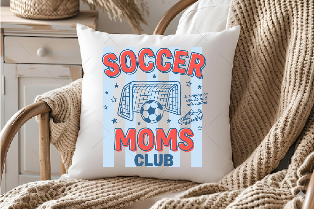 Retro Soccer Mom Club PNG, an Illustration by OK Design (Photo 4 of 5)