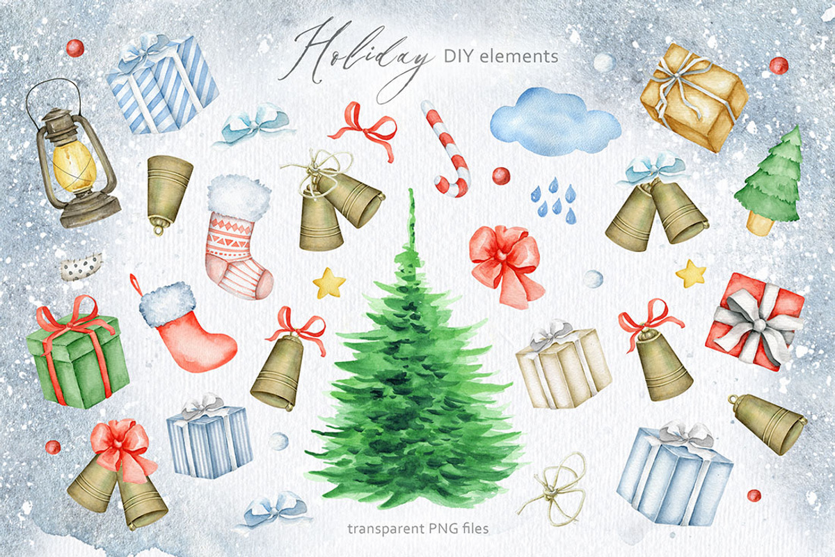 Christmas Miracle Watercolors, a Decorative Illustration by Eva Katerina (Photo 18 of 20)