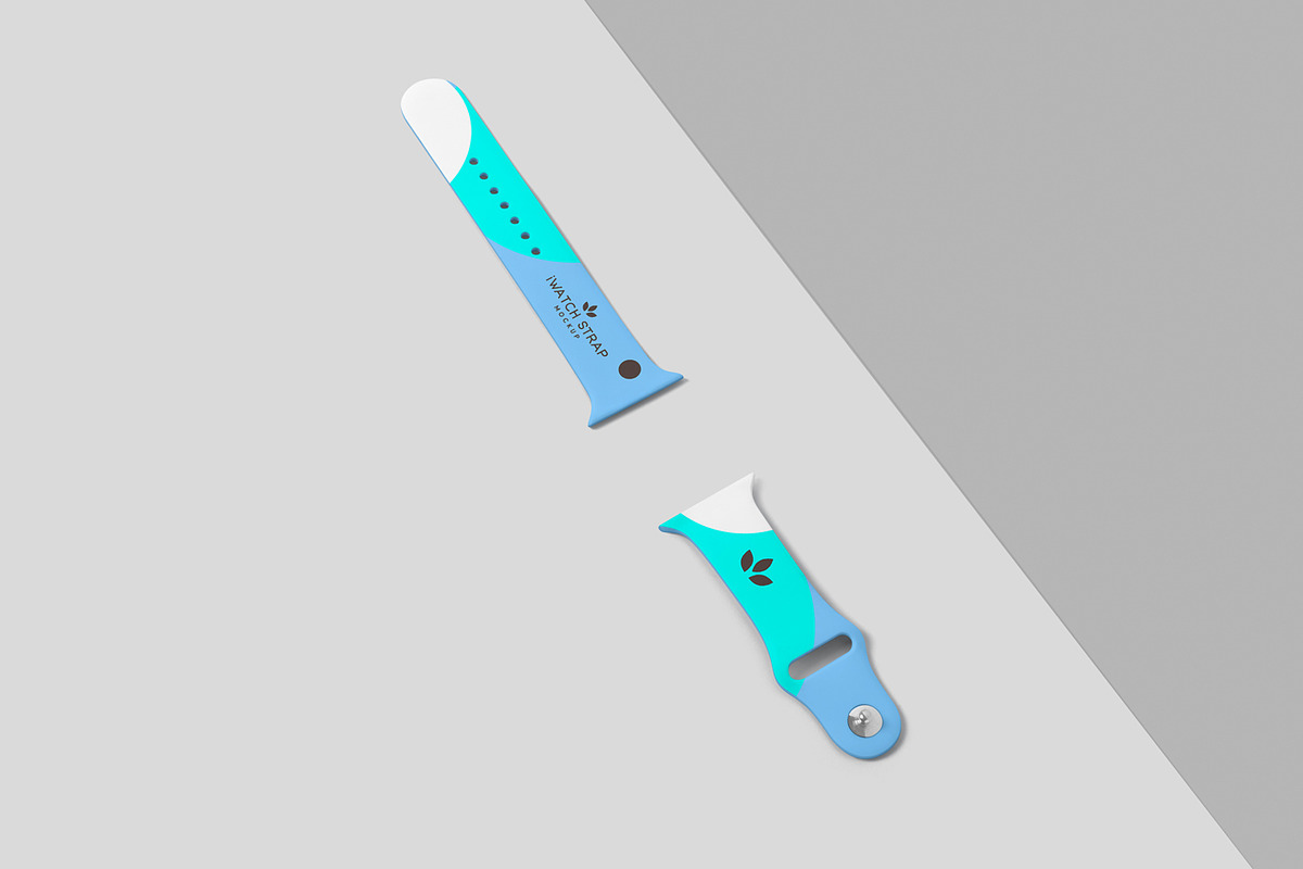 iWatch Rubber Strap Mockups, a Product Mockup by GfxFoundry (Photo 6 of 6)