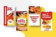 Canva | Restaurant Instagram Kit, a Social Media Template by Jiwstudio (Thumbnail 8 of 14)