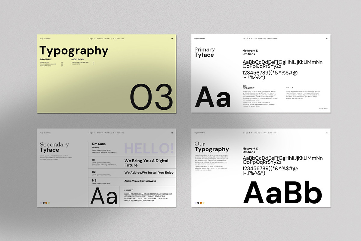 Brand Guidelines Presentation, a Presentation Template by Dream-Lab (Photo 6 of 10)
