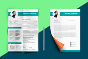 Modern Resume Design Template, a Flyer Template by BrandlyTemplate (Thumbnail 1 of 3)