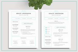 Grace Resume Template - 4 Page