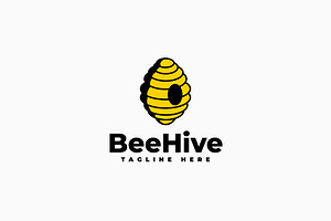 Bee Hive Logo, a Branding & Logo Template by Zeer Graphic