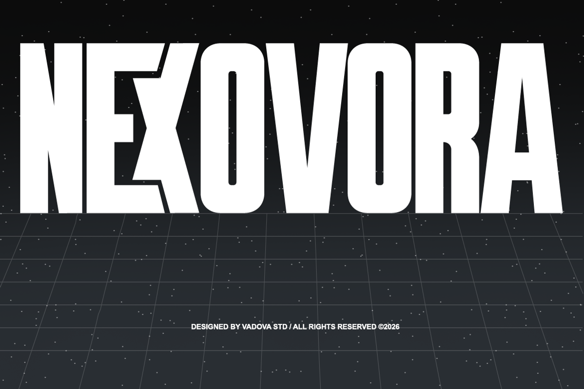 Chronex Condensed Futuristic Font, a Sans Serif Font by Vadovastd (Photo 5 of 10)