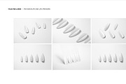 Nail Tips Mockup Set, a Merchandise Mockup by creatsy5 (Thumbnail 2 of 11)