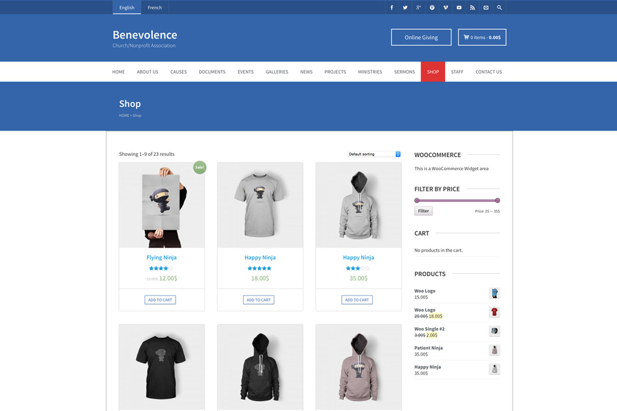 Benevolence - Church / Nonprofit, a WordPress Template by WPlook WordPress Themes (Photo 4 of 5)