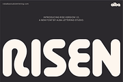 Risen Rounded, a Sans Serif Font by albatypefoundry (Thumbnail 1 of 13)