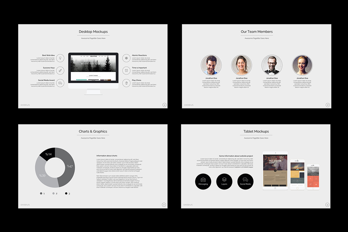 Exodus Keynote Template, a Presentation Template by PreFactory (Photo 3 of 6)