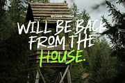 Splashed Brush Font, a Font by trustha (Thumbnail 2 of 10)