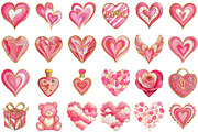 Valentine's Clipart Heart, an Illustration by Sublimation Artist (Thumbnail 2 of 6)