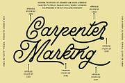 Jinglers - Monoline Script Font, a Script Font by Arendxstudio (Thumbnail 3 of 11)
