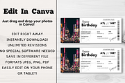 Happy Birthday Gift Boarding Pass, a Card Template by YasdeyDesigns (Thumbnail 4 of 8)
