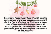 December Pastel - Script Handwritten, a Handwritten Font by Charmingbear59.design (Thumbnail 4 of 5)