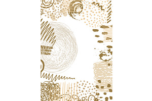 Beige abstract background A4. Hand, an Illustration by Nenahliadava Design