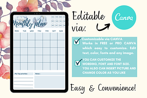 Daily, Weekly & Monthly Planner