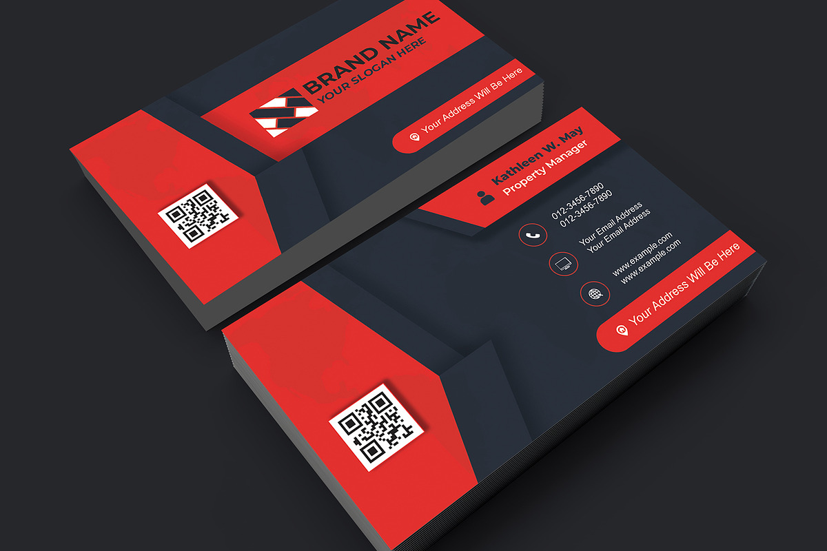 White Business Card PSD preview 5