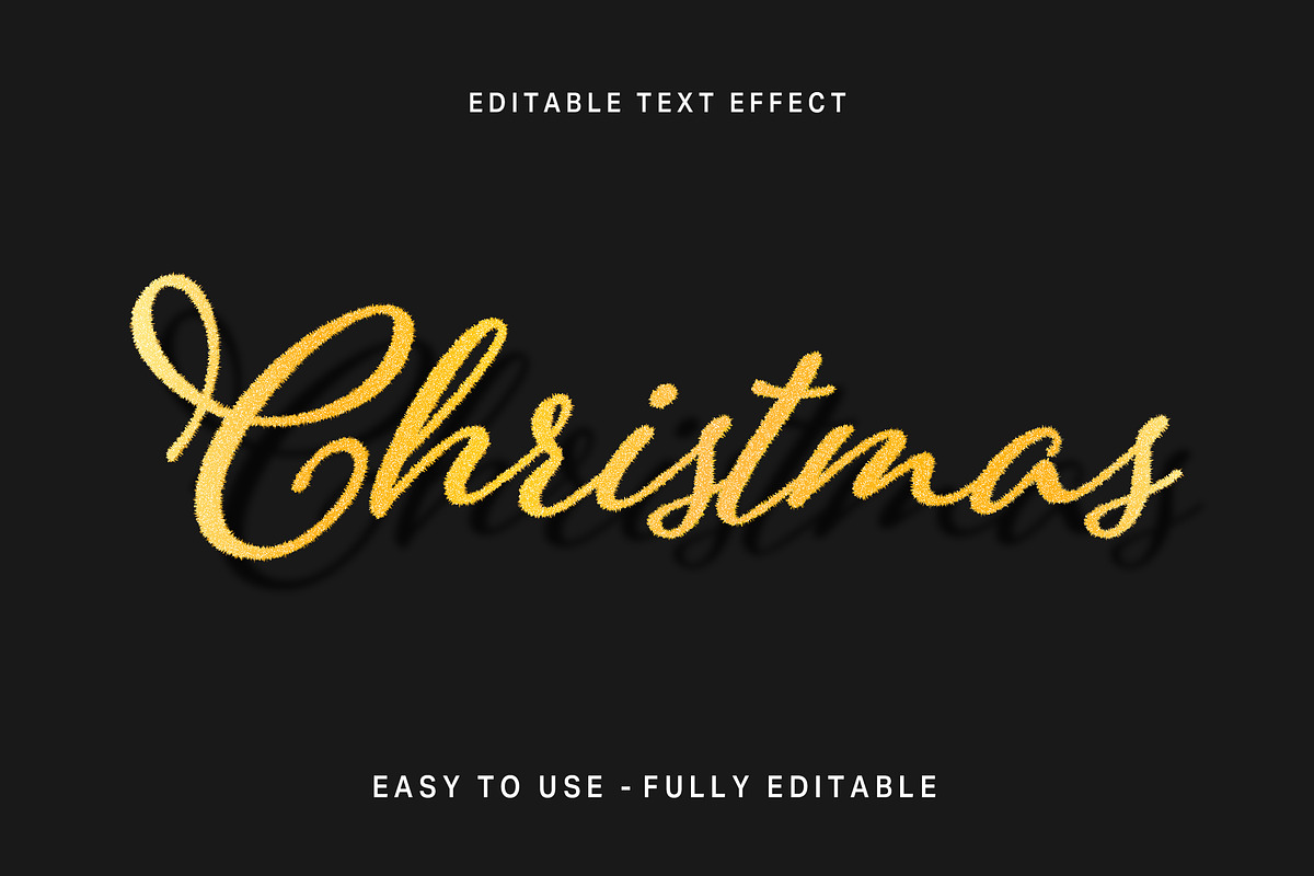 Tinsel Script Text Effect