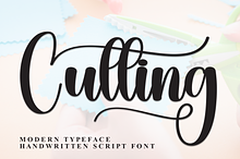 Cutting | Script Font