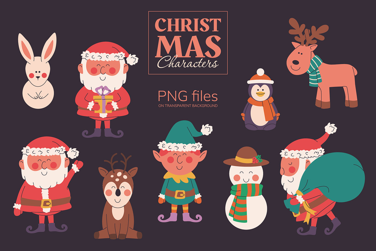 Christmas Collection | 90 elements, a Seasonal Illustration by IuliiaSavko (Photo 4 of 10)