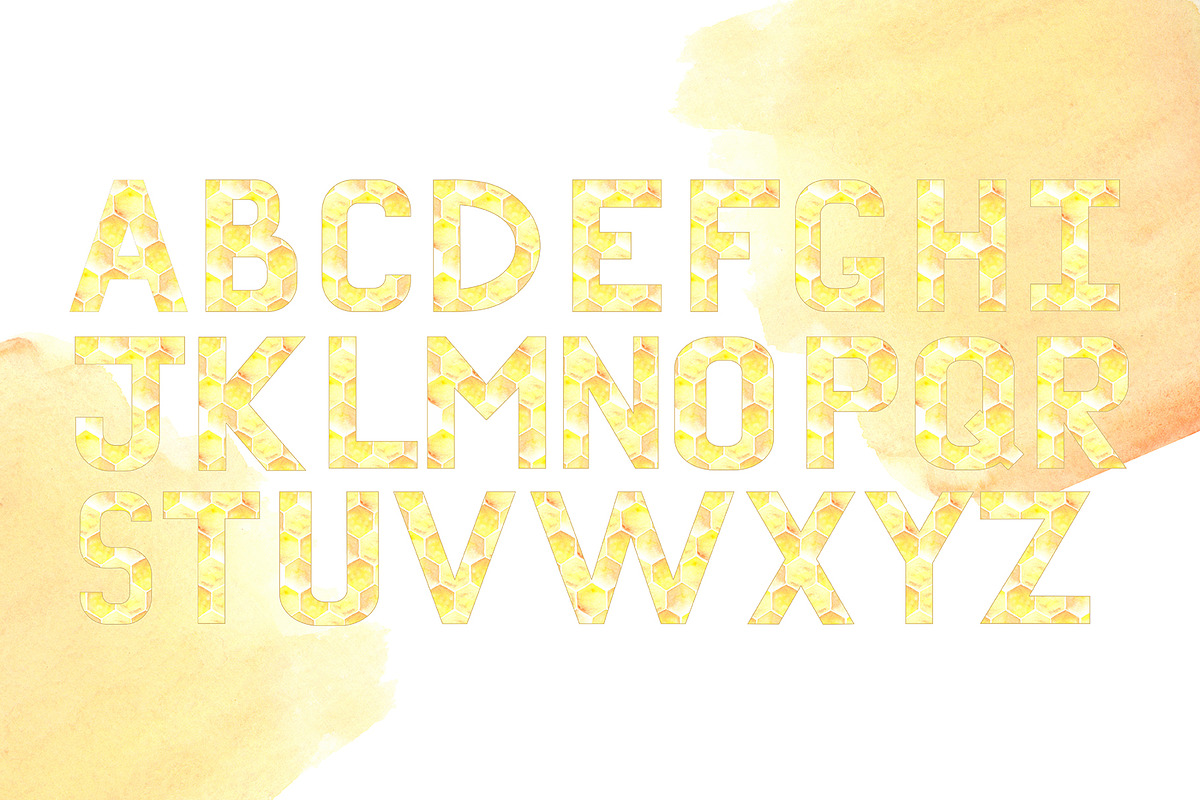 sweet honey bees., a Texture Illustration by Nejumi (Photo 3 of 7)