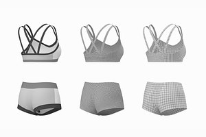 Woman Sportswear 08 Base Mesh