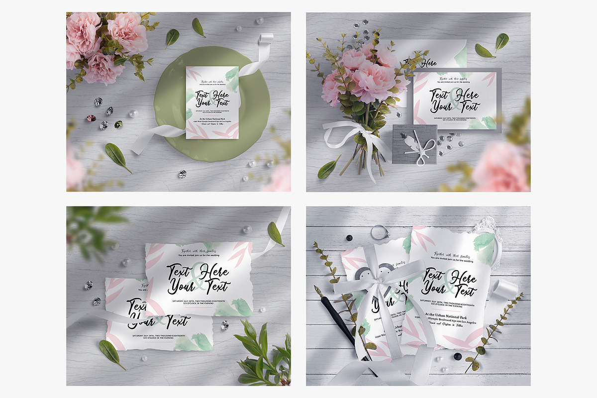 Wedding Mockup Scene Creator, a Product Mockup by Free-PSD-Templates (Photo 3 of 8)