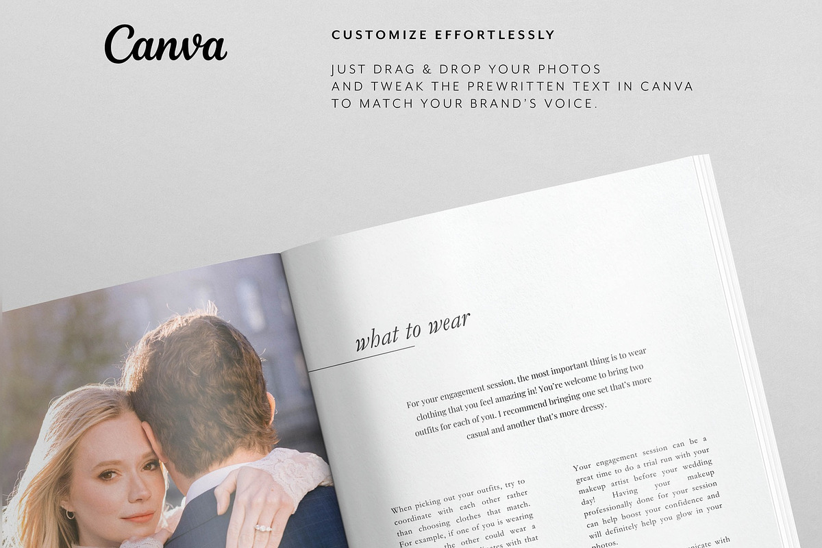 Wedding Welcome Guide Canva Template, a Magazine Template by Cagdas Yoldas (Photo 9 of 9)