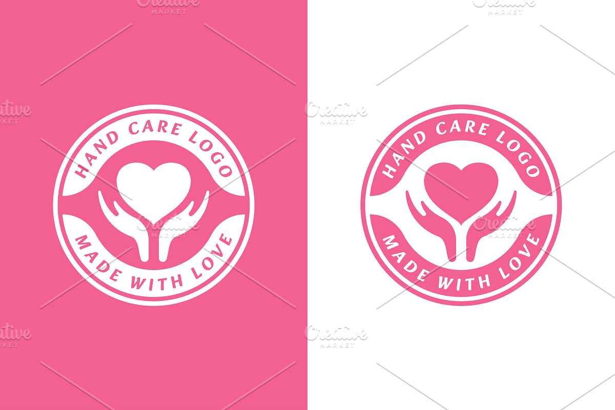 Hand Care Label Logo Design Icon, a Branding & Logo Template by Morvana Crew