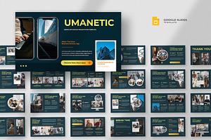 Mobile App Google Slides Template, a Presentation Template by fluffstudio