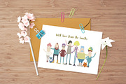 I love my Family!, a Decorative Illustration by tinybunnyshop (Thumbnail 6 of 6)