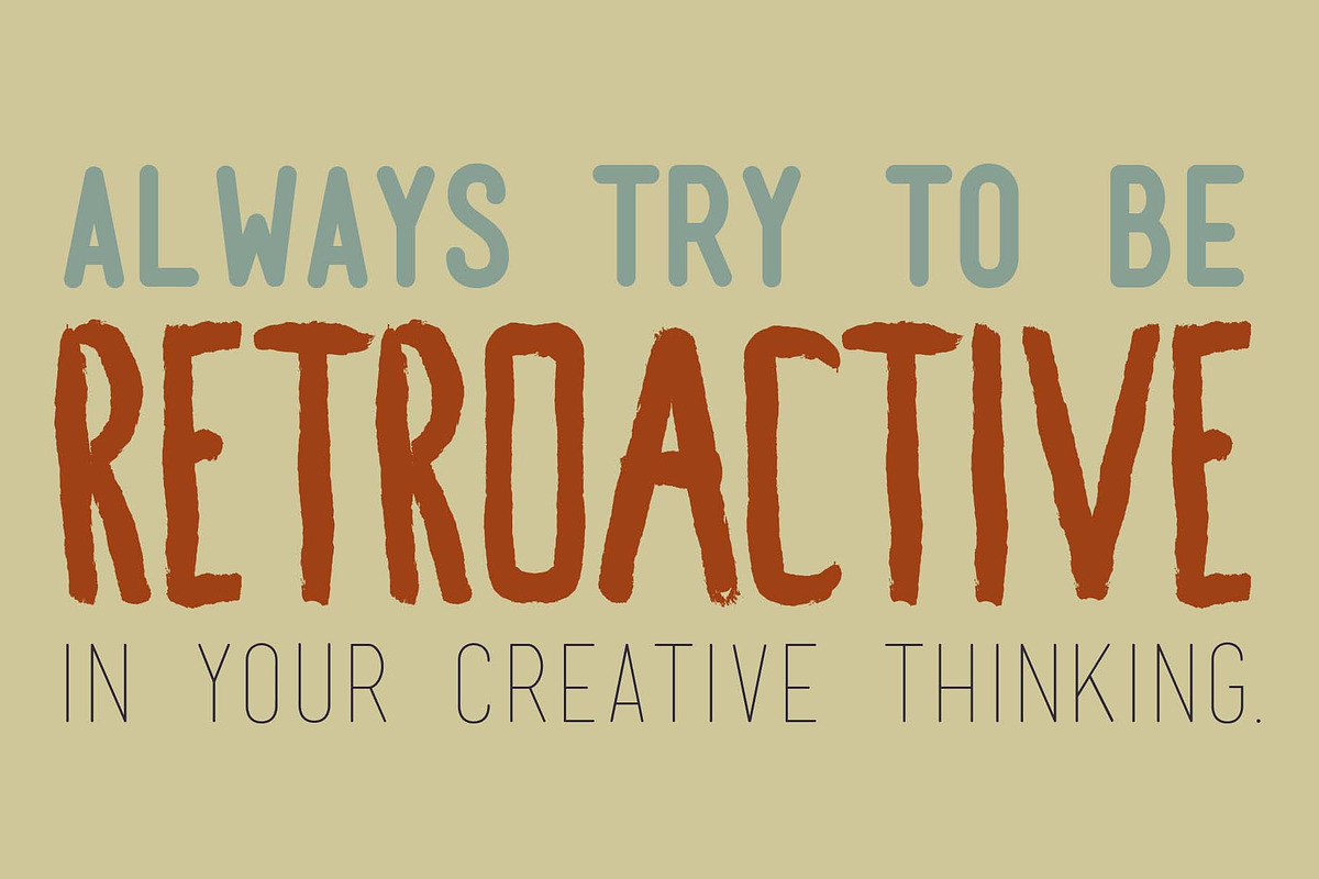Retroactive Fun Vector Font preview 2