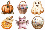 Boho Halloween Trick or Treat PNG, an Illustration by Craft Nest (Thumbnail 5 of 6)
