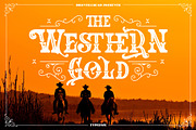 The Western Gold, a Serif Font by Burntilldead (Thumbnail 1 of 11)