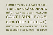 Hossegor - Retro Surf Serif Display, a Serif Font by pixelbuddha.net (Thumbnail 5 of 6)
