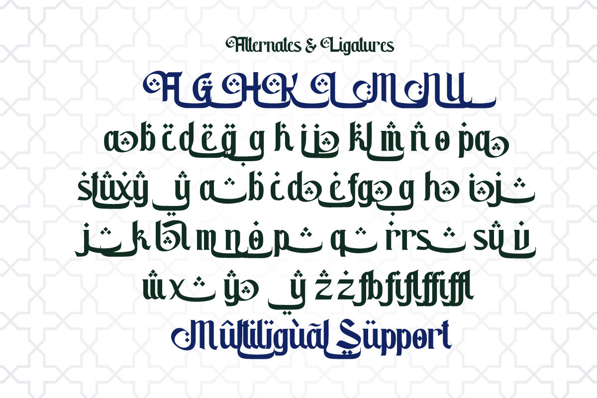 Salamy - An Arabic Style Typeface, a Handwritten Font by Afkari Studio (Photo 3 of 12)