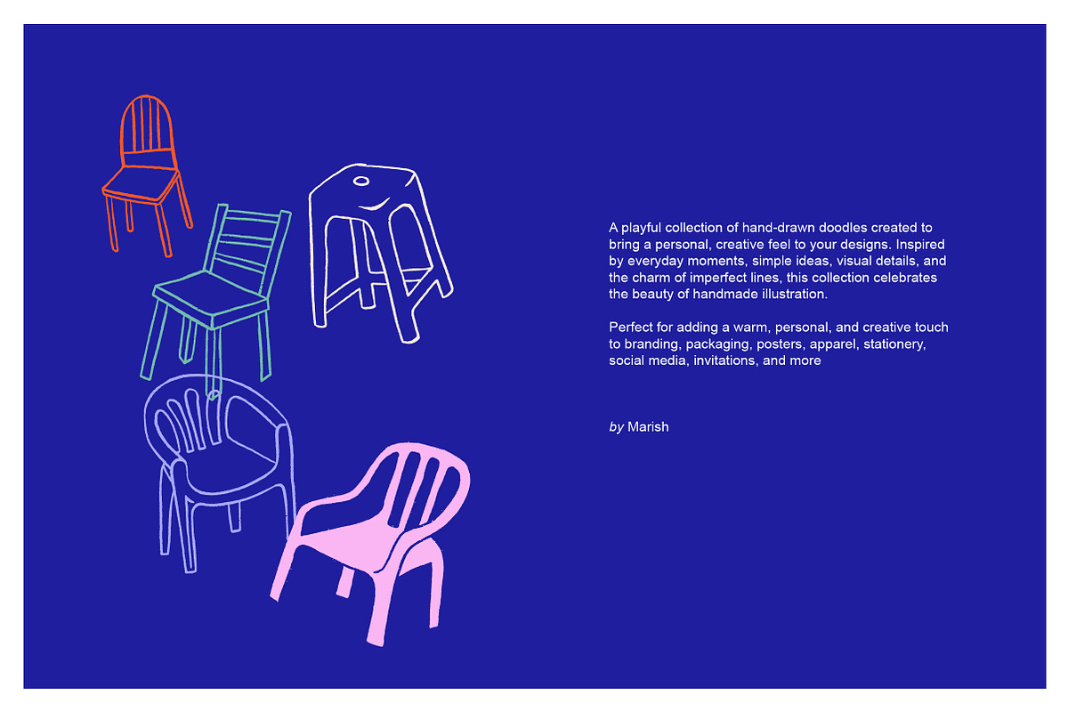 Silly Doodle Collection, a Decorative Illustration by Marish (Photo 7 of 9)