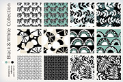 Black & White Pattern Collection, a Pattern Graphic by Pia Kolle (Thumbnail 2 of 8)