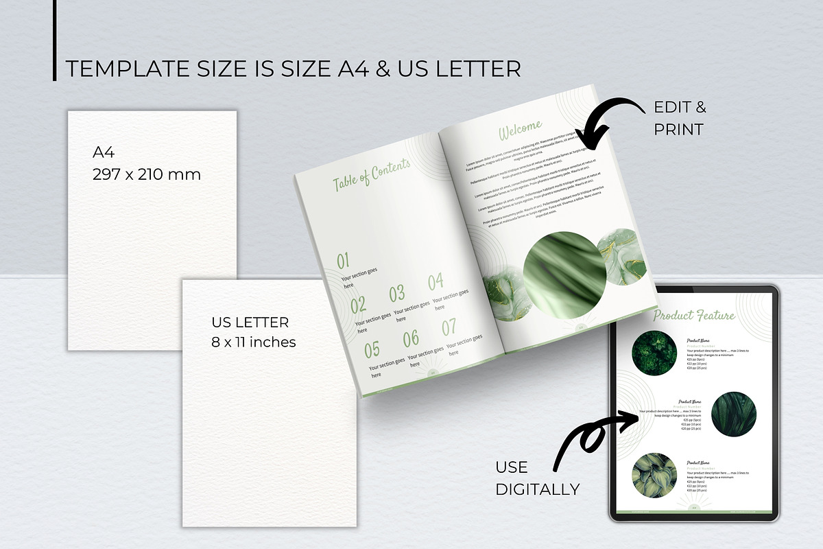 Product & Pricing Catalog Template, a Magazine Template by B2 Studio (Photo 9 of 11)