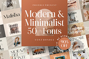SALE! Mega Bundle 50+ Modern Font!, a Serif Font by Storytype Studio (Thumbnail 1 of 53)