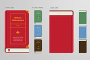 Writer Business Card, a Business Card Template by ItemBridge (Thumbnail 2 of 2)