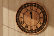 Wall Clock Laser Cut Design, an Object Graphic by Amazin_art (Thumbnail 3 of 4)