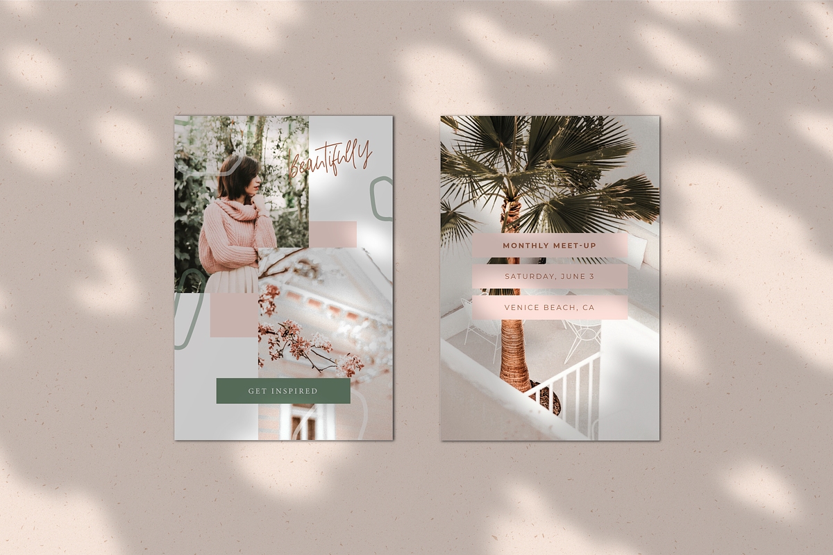Positano Social Media Kit, a Social Media Template by The Blog Stop (Photo 9 of 11)