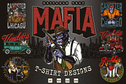 Mafia t-shirt designs, a Branding & Logo Template by DGIM studio (Thumbnail 1 of 9)