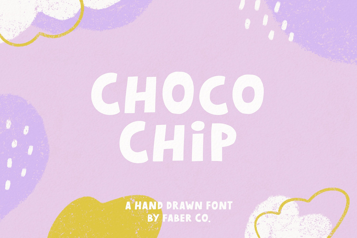 Choco Chip | Handwritten Font, a Font by Faber Co. (Photo 1 of 6)